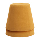 Zuo Upela Ottoman - Yellow-3 year limited warranty