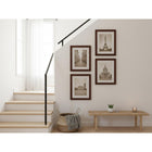 Decent Living - Cadre photo en bois massif - Couleur noyer - 6x8pouce - Paquet de 2-6