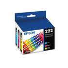 Epson T222 Ink Cartridges - Standard Capacity - Cyan/Magenta/Yellow-Cyan/Magenta/Yellow