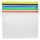 Winnable - enveloppes en polyéthylène format lettre avec fermeture éclair couleur - Assortiment - Paquet de 5-La poche à fermeture éclair assure un accès facile et pratique à vos fichiers