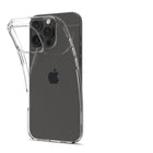 Spigen Crystal Flex for iPhone 16 Pro Max - Crystal Clear-Mil-grade certified with Air Cushion Technology for extra protection