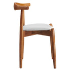 Modway Stalwart Dining Side Chairs - Dark Walnut/White - 4 Pack-7