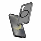 Avana Mist Case Compatible with MagSafe for Galaxy S25 - Ash-Extra strong magnets between two plates for a flat surface