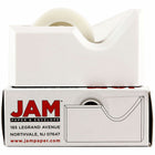 JAM Paper Modern Tape Dispenser, White-Dimensions: 4.5 x 2.5