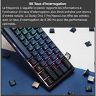 Ducky - ONE 3 Pro Nazca RGB Mechanical Keyboard - MX Silver Switch - Mini Layout - Black-Design face sud : Le One 3 Pro Nazca Line se distingue par un éclairage RGB orienté vers le sud, conçu pour les passionnés de claviers mécaniques personnalisés. Ce choix est privilégié par les constructeurs de claviers personnalisés car il offre une meilleure visibilité du rétroéclairage.