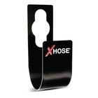 Xhose - Support mural pour tuyau d'arrosage en acier à finition poudrée de 30,5 cm (12 po) - Noir-Acier robuste: support mural Xhose en acier épais pour un rangement solide du tuyau d’arrosage au jardin, patio, garage ou cabanon