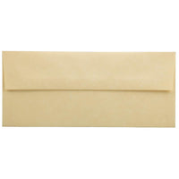 JAM Paper Enveloppes en papier recyclé nº 10 (4,13 po x 9,5 po), parchemin or antique, 500/bte-Type de produit : enveloppes en papier recyclé