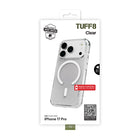 TUFF8 Mag Clear Case for iPhone 17 Pro - Clear-Premium material: Crafted from high-quality polycarbonate materials to withstand drops from up to 6 feet for enhanced durability and long-lasting performance