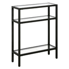 Hudson&Canal Sivil 22"W Console Table - Blackened Bronze-Compact size is perfect for smaller spaces