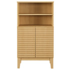 Modway Render Freestanding Bathroom Storage Cabinet - Oak-Assembly Required
