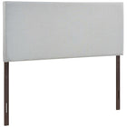 Modway Region Upholstered Fabric Full Headboard - Sky Grey-Contemporary headboard