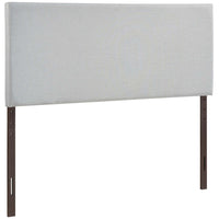 Modway Region Upholstered Fabric Full Headboard - Sky Grey-Contemporary headboard