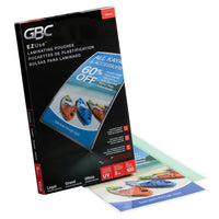 Swingline GBC Clear Fusion EZUse LongLife Speed Thermal Laminating Pouches - 5 mil - Legal - 100 Pack-EZUse alignment guides make centreing documents easy and magically disappear after lamination