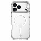 ITSKINS Hybrid_R Compatible with MagSafe Case for iPhone 17 Pro - Clear-2X stronger magnets integrated into the case layers