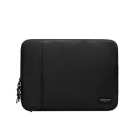 Gaston Luga Dash Cushioned Laptop Case - 15"/16" - Black-Eco-friendly recycled polyester