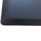 Rocelco 46" Adjustable Sit/Stand Corner Desk Riser with Anti Fatigue Mat - Black-Anti-fatigue Mat is 30 inches wide by 20 inches deep