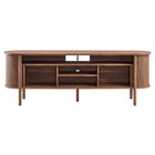 Modway Cadence 71" Curved TV Stand - Walnut-8