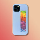 The Pencil Grip Zen Strips - Bumpy Brights Set 3 - 4 Per Set - 6 Sets-Bumpy Brights: This set includes 24 Zen Strips (4 per set, 6 sets) with a raised, bumpy diamond texture featuring various rainbow designs.