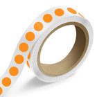 JAM Paper Standard Label Rolls - Burst - 1.875" Seal - Neon Orange - 125 Labels/Roll-Colour: Neon Orange | Make your mail stand out with colourful shipping address labels.