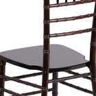 Flash Furniture HERCULES Series Walnut Wood Chiavari Chair-Lightweight Design