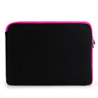 Vangoddy - Housse de protection en néoprène pour ordinateur portable 17" avec poche supplémentaire - Noir/Rose-Design mince et léger pour un transport facile sans encombrement