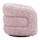 Zuo Refine Swivel Chair - Pink Tweed-3 year limited warranty
