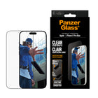 PanzerGlass UWF Screen Protector Max with Fastfit iPhone 17 Pro - Clear-Keeps your device safe from your everyday fumbling, dropping and cracking