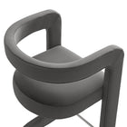 Modway Winslow Performance Velvet Counter Stool - Storm Gray-8