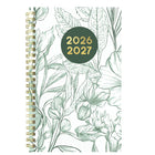 Blueline - Agenda Scolaire Hebdomadaire/Mensuel - 8 po H x 5 po l - Motif Floral - Bilingue-Présentation hebdomadaire lignée