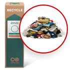 TerraCycle - Tout-en-un  - Zero Waste Box- Moyenne-Recyclez toute marque d'articles usagés et vides, y compris les tissus, les produits pour animaux de compagnie (non alimentaires), le matériel d'expédition, les accessoires de nettoyage domestique, les sacs à café, les filtres à eau, les fournitures de fête et les articles jetables pour la salle à manger, les ustensiles de cuisine, les capsules de café, les livres et magazines, les fournitures de bureau et les déchets électroniques, les fournitures d'art, l