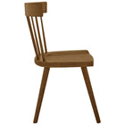 Modway Sutter Wood Dining Side Chair - Walnut-Fully Assembled