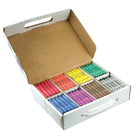 Prang Crayons Large - Master Pack - 8 Colors - 200 Pack-Classic formula made with intense pigments provides right colors and smooth laydown