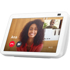 Amazon Echo Show 8 (2nd Gen) - Glacier White-Stereo speakers bring your entertainment to life