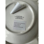 Splash Taco Plate with Wooden Spoon-White
