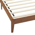 Modway Sirocco Rattan and Wood Twin Platform Bed - Walnut-8