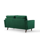 Modway Valour Performance Velvet Loveseat - Green-Loveseat Weight Capacity: 600 lbs.