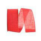 JAM Paper - Ruban en toile de jute - 2 1/2" de largeur x 20 verges - Rouge-Couleur: Rouge