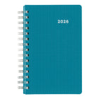 Brownline - 2026 Agenda quotidien DuraFlex avec couverture texturée extra robuste - 8 po x 5 po - Couleurs assorties - Anglais-Horaire de rendez-vous de 7 h a.m. à 7 h 30 p.m., à intervalles de 30 minutes pour la semaine complète