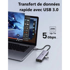 UGREEN - Hub USB-C HDMI 4K 7 en 1 Revodok-Garantie du fabricant d'un an