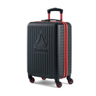 Reebok Hoop 21.5" Hardside Carry-On Luggage - Black-Single 360 degree spinner wheels for effortless, smooth & quiet rolling