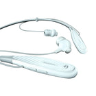 Brookstone Fitlink Wireless Bluetooth Neckband Earbuds - White-On-board controls and built-in mic lets you make & take calls hands-free