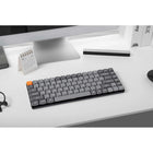 Keychron K3 Max RGB Low Profile Wireless Mechanical Keyboard - Brown Switch - 75% Layout - Carbon Black-Customizable RGB Backlighting: Immerse yourself in a visual spectacle with 22 types of RGB backlight settings, allowing you to fine-tune the hue, saturation, brightness, and effect speed to suit your preferences.