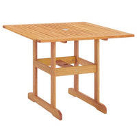 Modway Hatteras 36" Square Outdoor Patio Eucalyptus Wood Dining Table - Natural-Outdoor Patio Dining Table