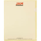 JAM Paper - Pochettes en plastique - 9 po x 12 po - jaune - Paquet de 12-Taille : 9 x 11,5 pouces (convient aux documents standard)