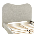 Modway Seluna Boucle Queen Platform Bed - Rock-9
