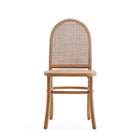 Manhattan Comfort - Lot de 4 chaises de salle à manger Paragon 44,5 cm style industriel chic - Naturel et Avoine-10
