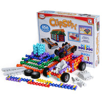 Popular Playthings Clipstix - Set of 100-Clipstix, a construction toy that allows you build the ordinary and inspires you to build the extraordinary