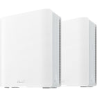 ASUS ZenWiFi BT10 Wi-Fi 7 Ethernet Wireless Router - 2 Pack-AI-powered Smart AiMesh extends coverage up to 6000 sq. ft. (2-pack) ,plus advanced security