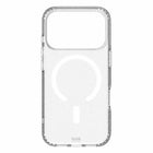 Blu Element DropZone Rugged Compatible with MagSafe Case for iPhone 17 Pro - Clear Glitter-Raised edges for camera and screen protection