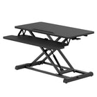 Altiva - Rehausseur de bureau réglable en hauteur 32 po (81 cm) pour passer de la position assise à la position debout - Noir-Assemblage facile